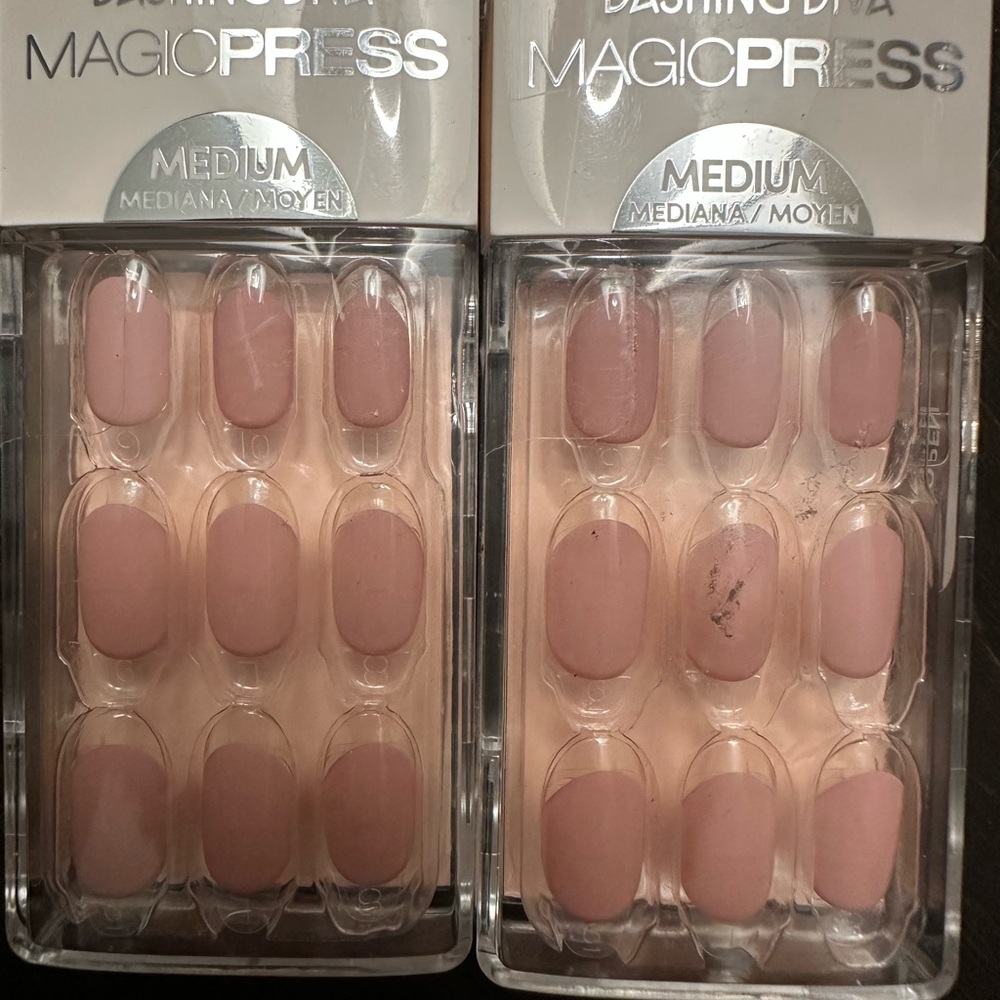Magic Press Medium Nails - neutral